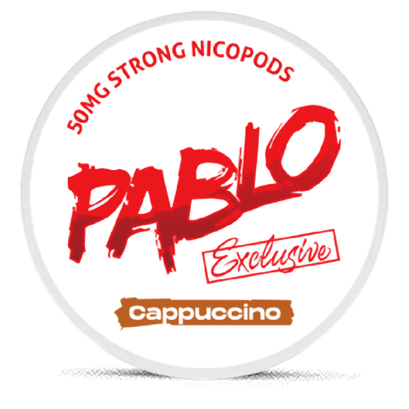 50mg Cappuccino 50mg Pablo Exclusive Nicotine Pouches