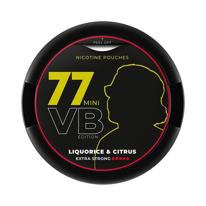 VB Edition Mini Édesgyökér és citrus Extra erős 40 mg 77 nikotin tasak