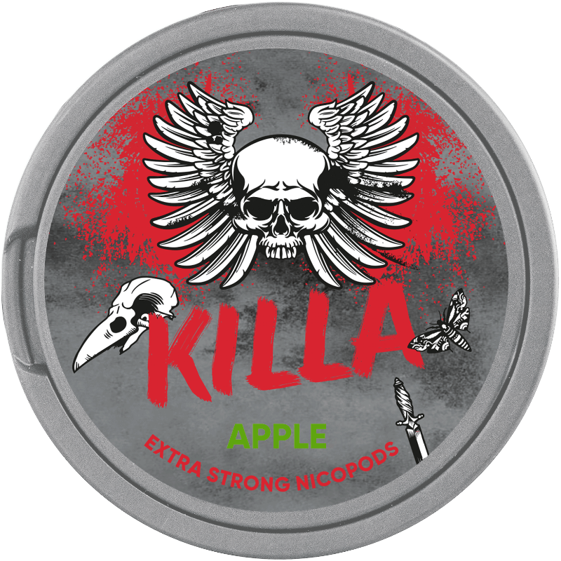 Apple Extra silné nikotínové vrecúška Killa 16 mg
