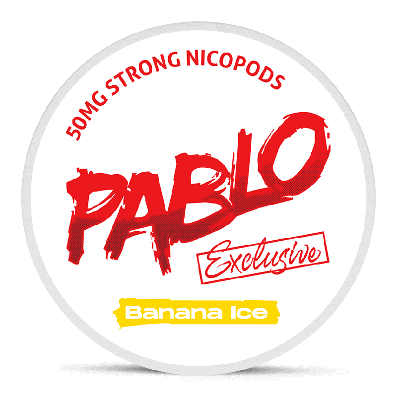 Banana Ice 50mg Pablo Exclusive Nicotine Pouches