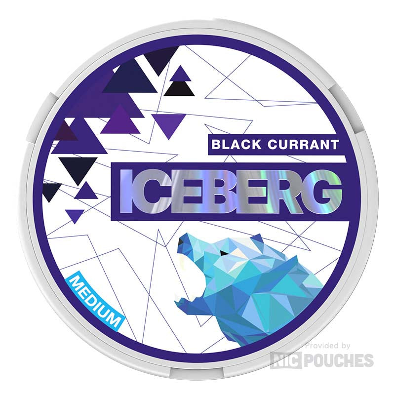 Czarna porzeczka średnia 20 mg ICEBERG woreczki nikotynowe