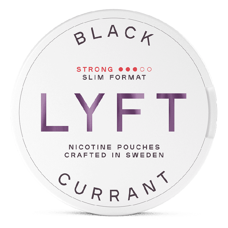 Black Currant Slim Strong 14.3mg LYFT Nicotine Pouches