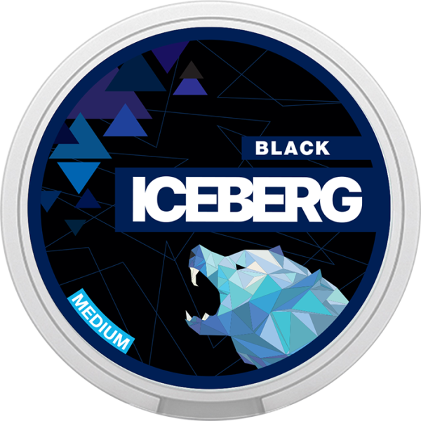 Black Medium 20mg ICEBERG