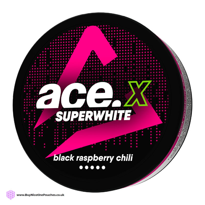 Czarne maliny chili 16 mg Ace X Nikotynowe saszetki