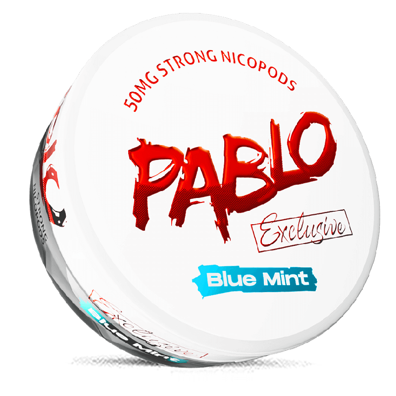 Blue Mint 50mg Pablo Exclusive Nicotine Pouches