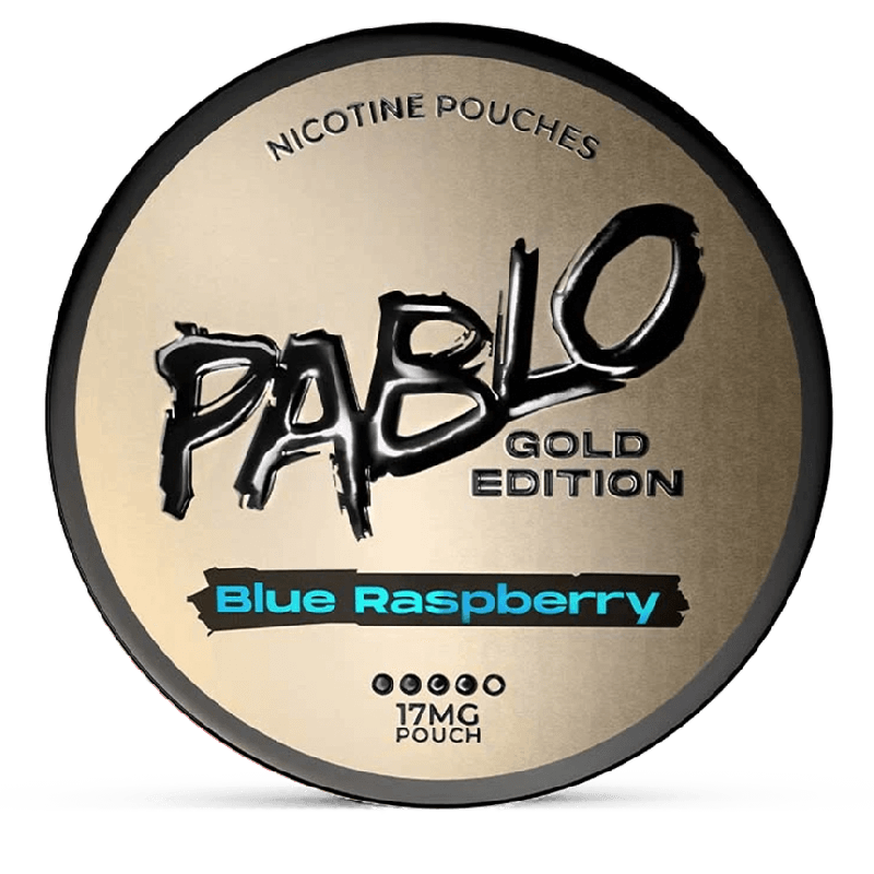 Blue Raspberry 24.29mg Pablo Gold Edition Nicotine Pouches
