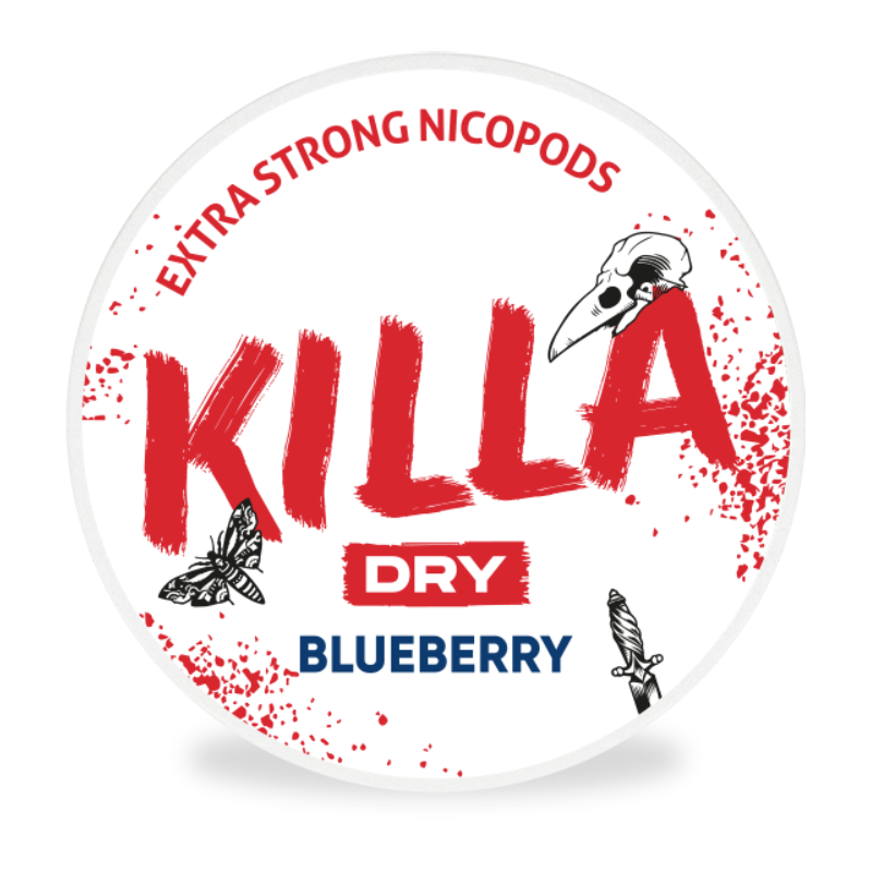 Borůvka 16 mg Killa Dry nikotinové sáčky