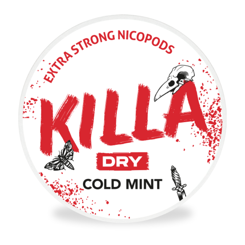 Vrecúška s nikotínom Cold Mint 16 mg Killa Dry