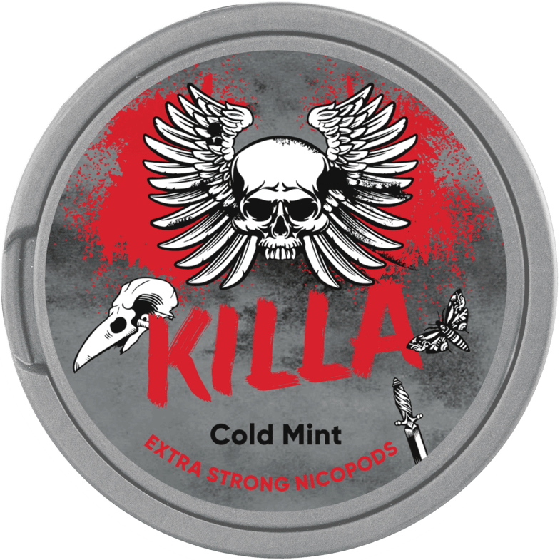 Cold Mint Extra Strong 16mg Killa Nicotine Pouches