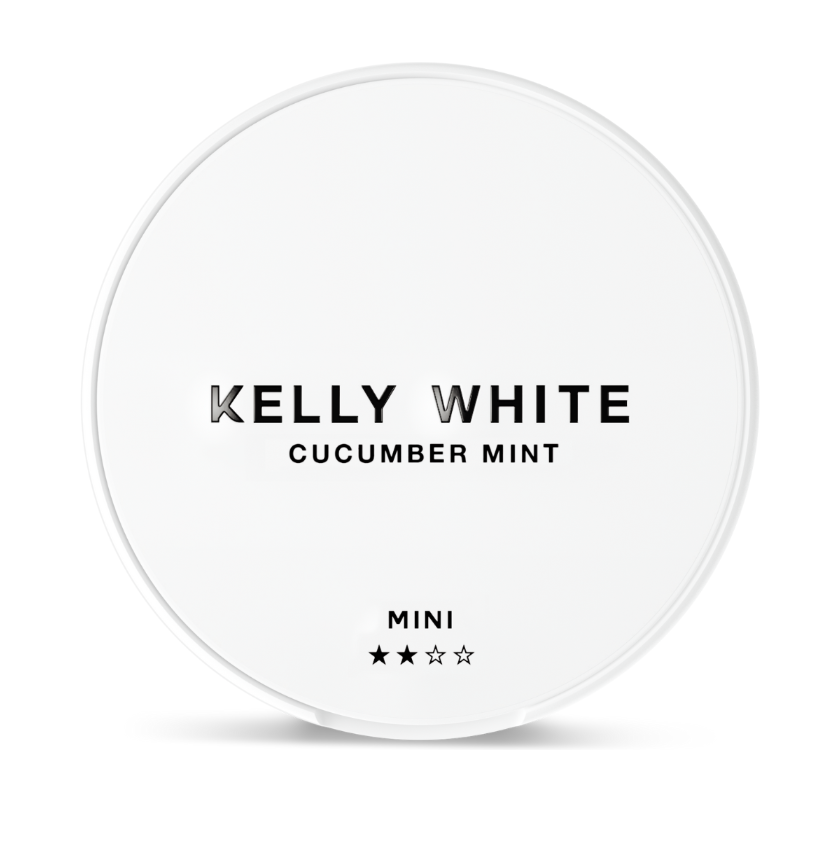 Uhorkovo-mätové mini vrecúška s nikotínom 12,5 mg, Kelly White