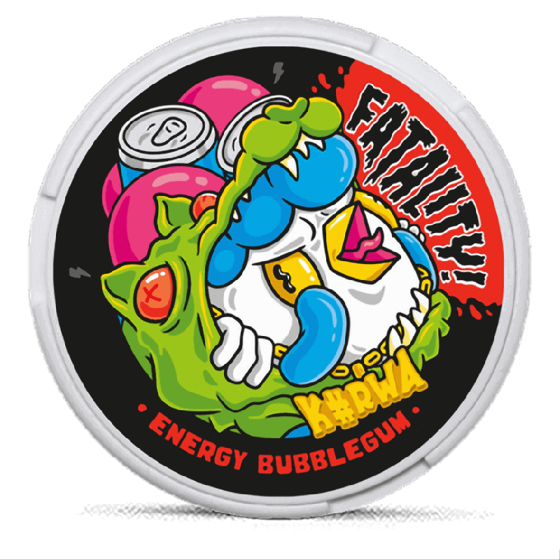 Energy Bubblegum 50 mg Kurwa Fatality Nikotynowe saszetki