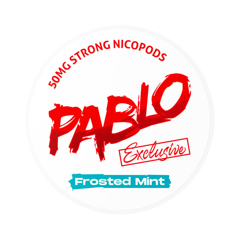 Frosted Mint 50mg Pablo Exclusive Nicotine Pouches