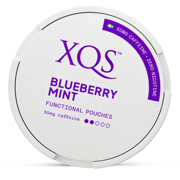 Fruity and fresh energy pouch with blueberry and mint 0mg XQS
