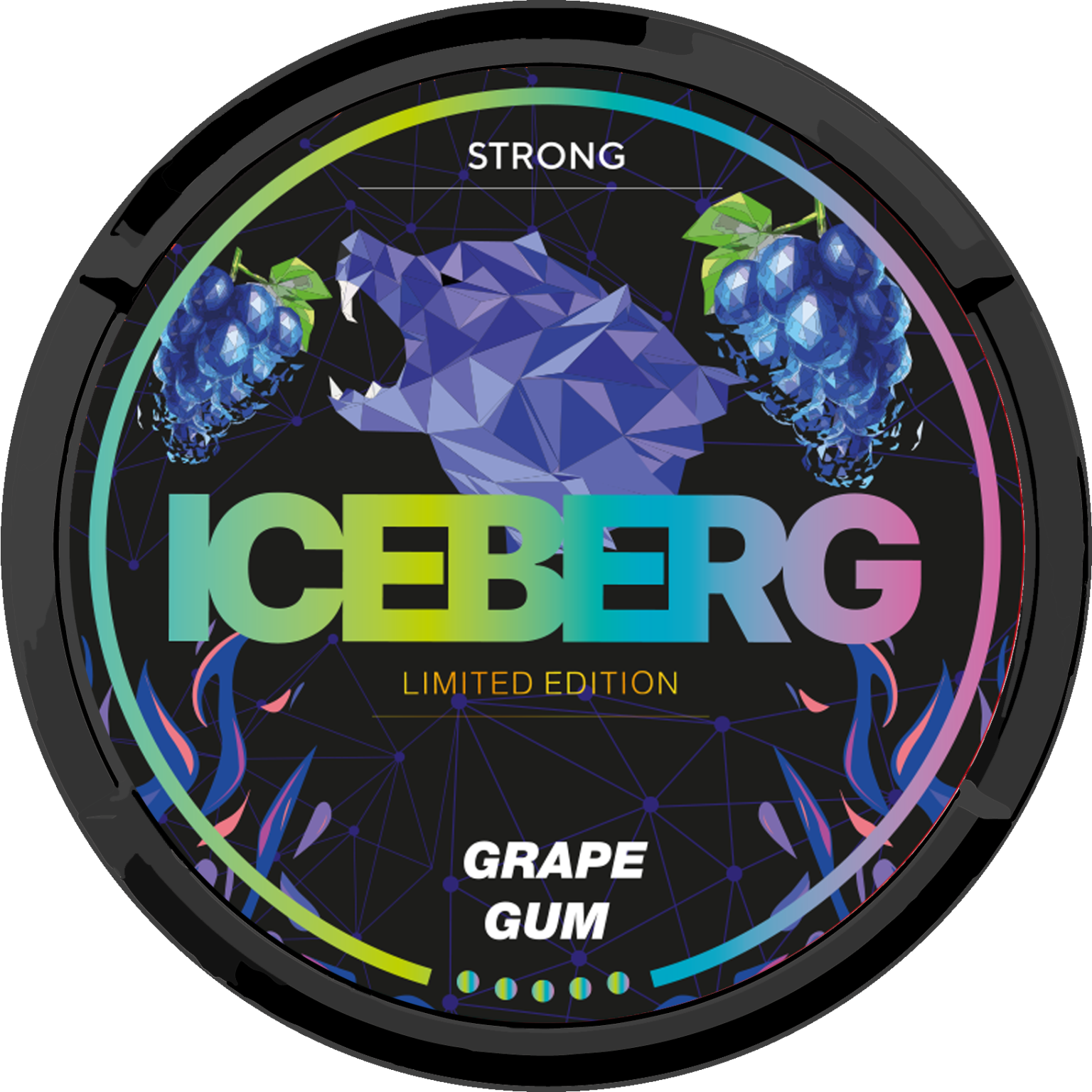Grape Gum Strong 20 mg ICEBERG nikotinposer