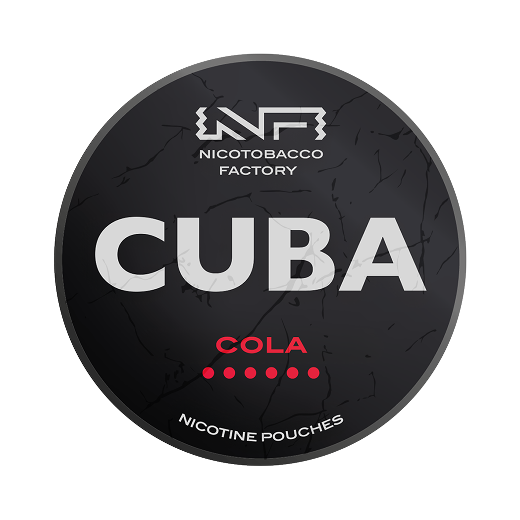 Cola 66mg CUBA Black Nicotine Pouches