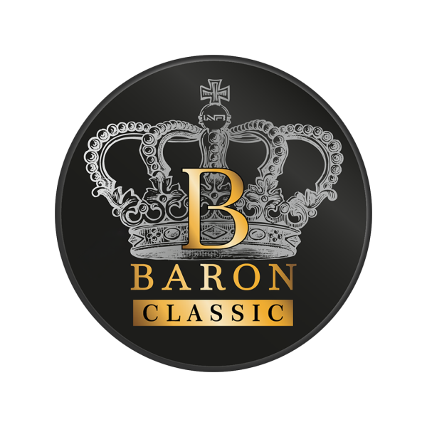 Klasyczne czarne woreczki nikotynowe BARON 77 mg