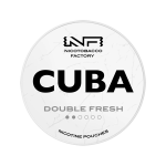 Double Fresh 16 mg CUBA – biele nikotínové vrecúška