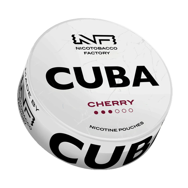 Cherry 16 mg CUBA Białe saszetki nikotynowe