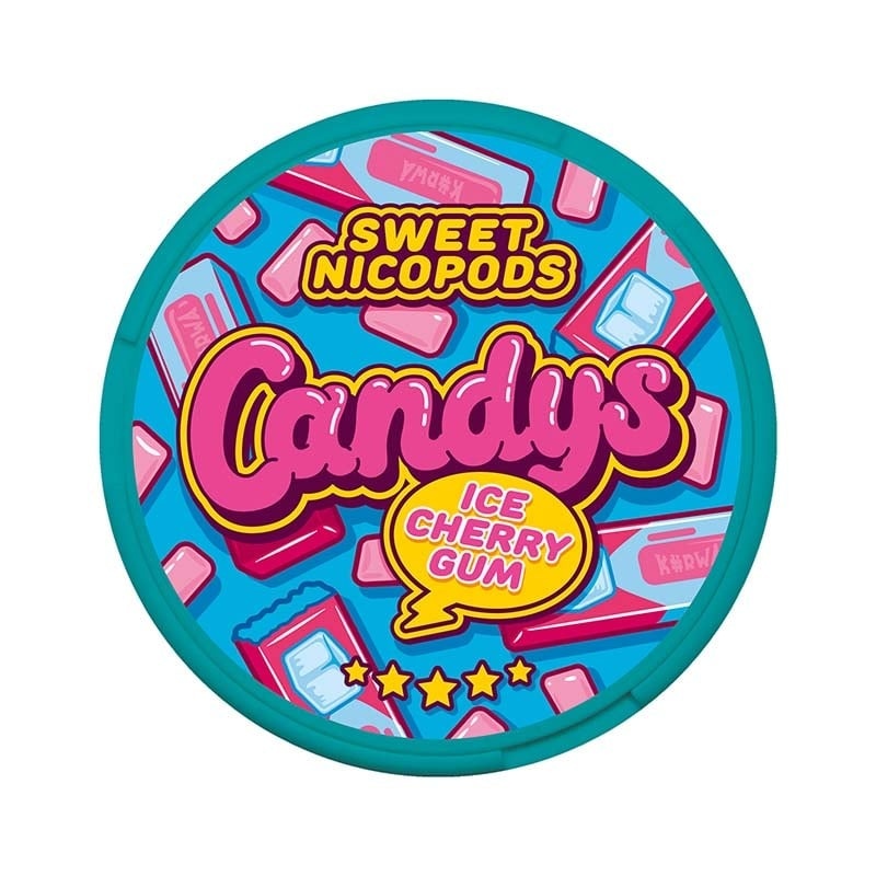 Ledová třešňová žvýkačka 46,9 mg Candys Nikotinové sáčky