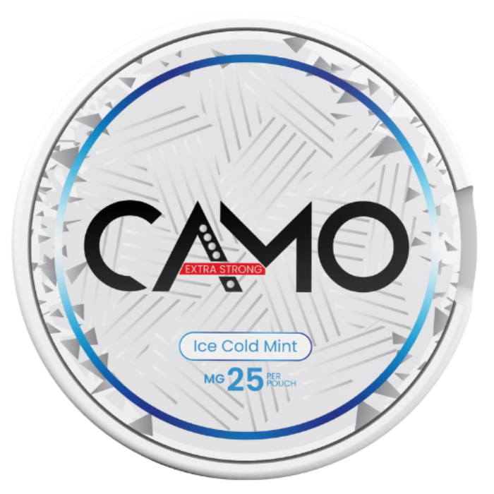 Ledově chladná máta Extra silné 50 mg CAMO nikotinové sáčky