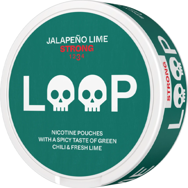 Jalapeno Lime Strong 15mg LOOP Nicotine Pouches