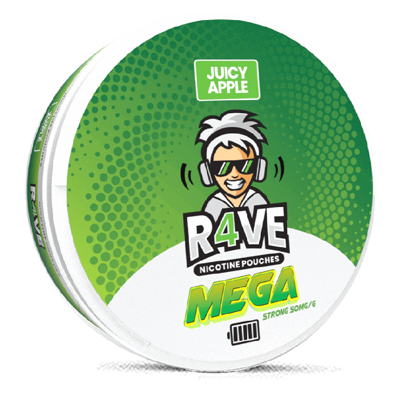 Juicy Apple 50mg R4VE Nicotine Pouches