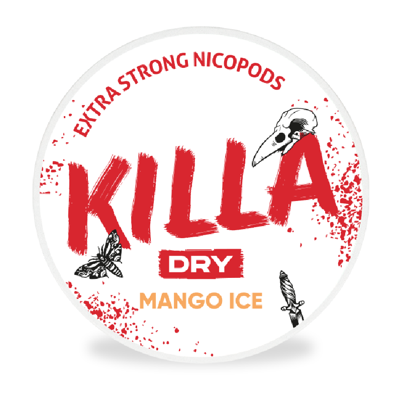 Mango 16 mg Killa Dry – vrecká s nikotínom
