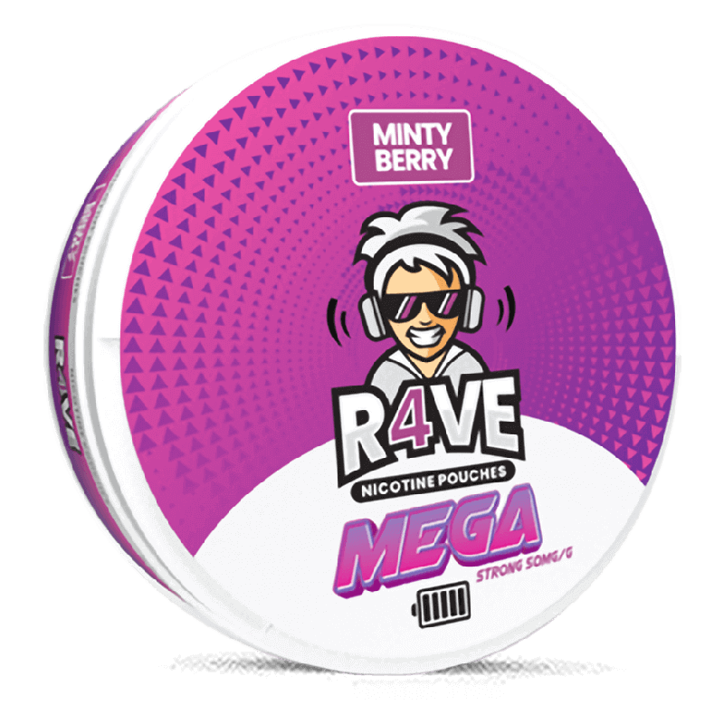 Minty Berry 50mg R4VE Nicotine Pouches