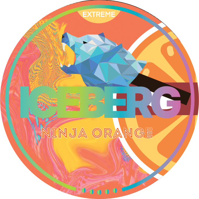 Ninja Orange Extreme 50mg ICEBERG Nicotine Pouches