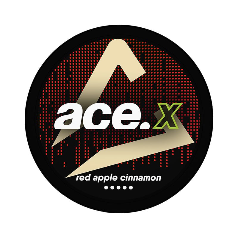 Red Apple Cinnamon 16mg Ace X Nicotine Pouches