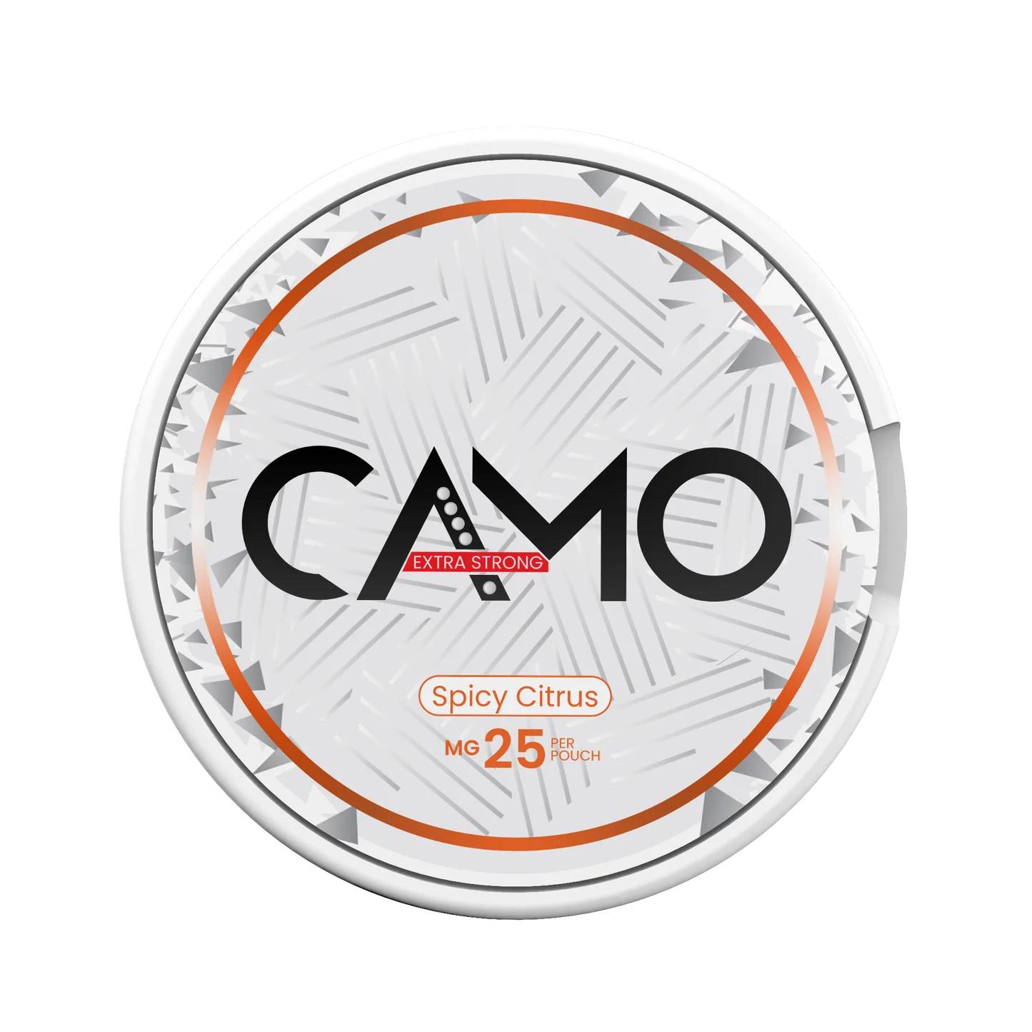 Pikantné citrusové silné nikotínové vrecúška CAMO s obsahom 16 mg