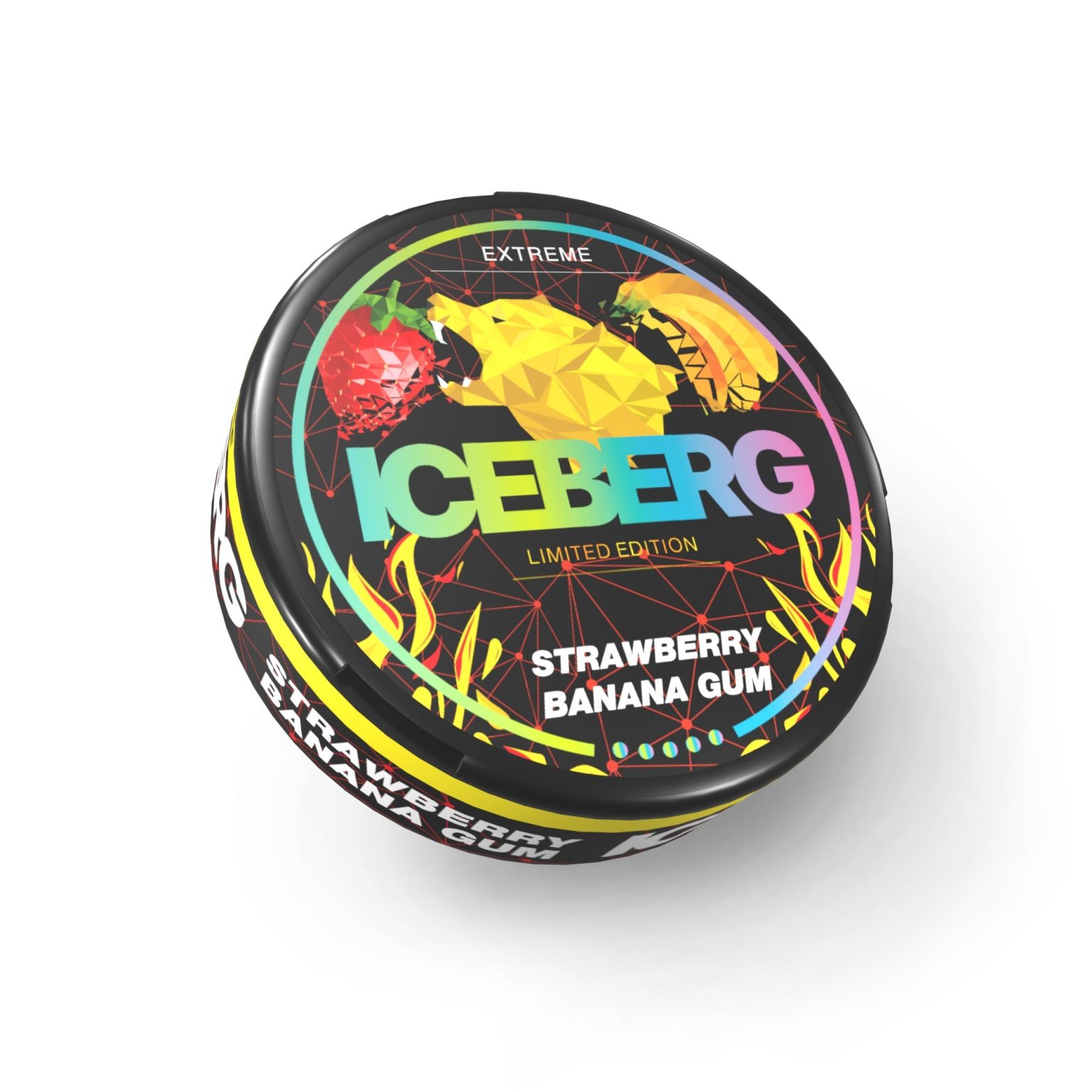Strawberry Banana Gum Strong 20mg ICEBERG Nicotine Pouches