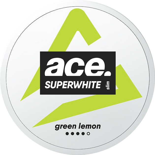 Superwhite Green Lemon 16 mg vrecúška s nikotínom Ace