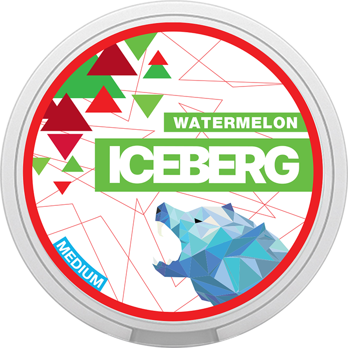 Melón stredný 20 mg – nikotínové vrecúška ICEBERG