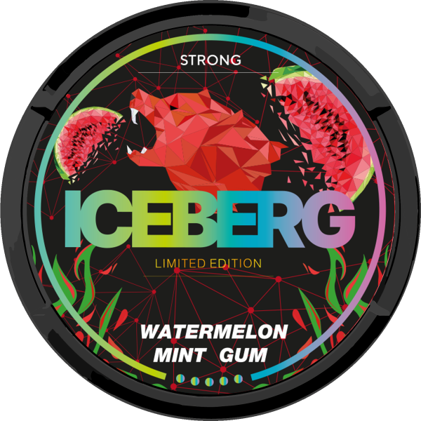 Watermelon Mint Gum Strong 20mg ICEBERG
