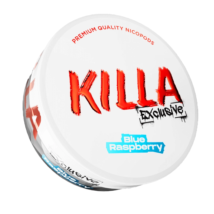 Modrá malina 16,5 mg – nikotínové vrecúška Killa Exclusive