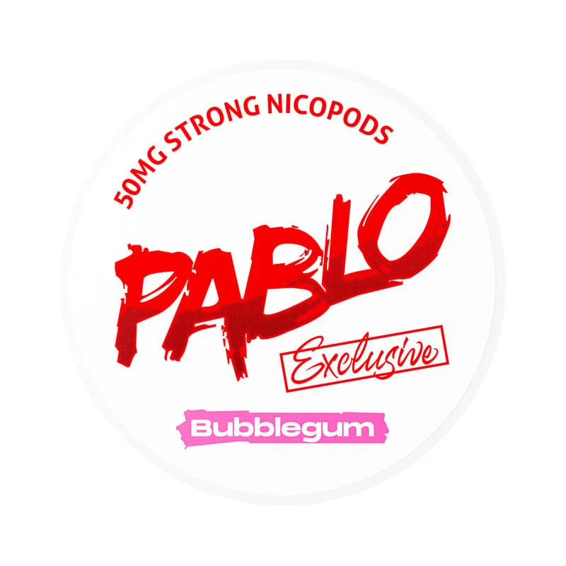 Bubblegum 50 mg Pablo Exkluzivní nikotinové sáčky
