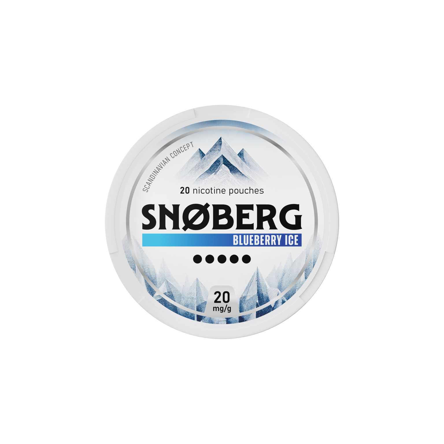Blueberry Ice 20 mg SNOBERG Nikotynowe saszetki
