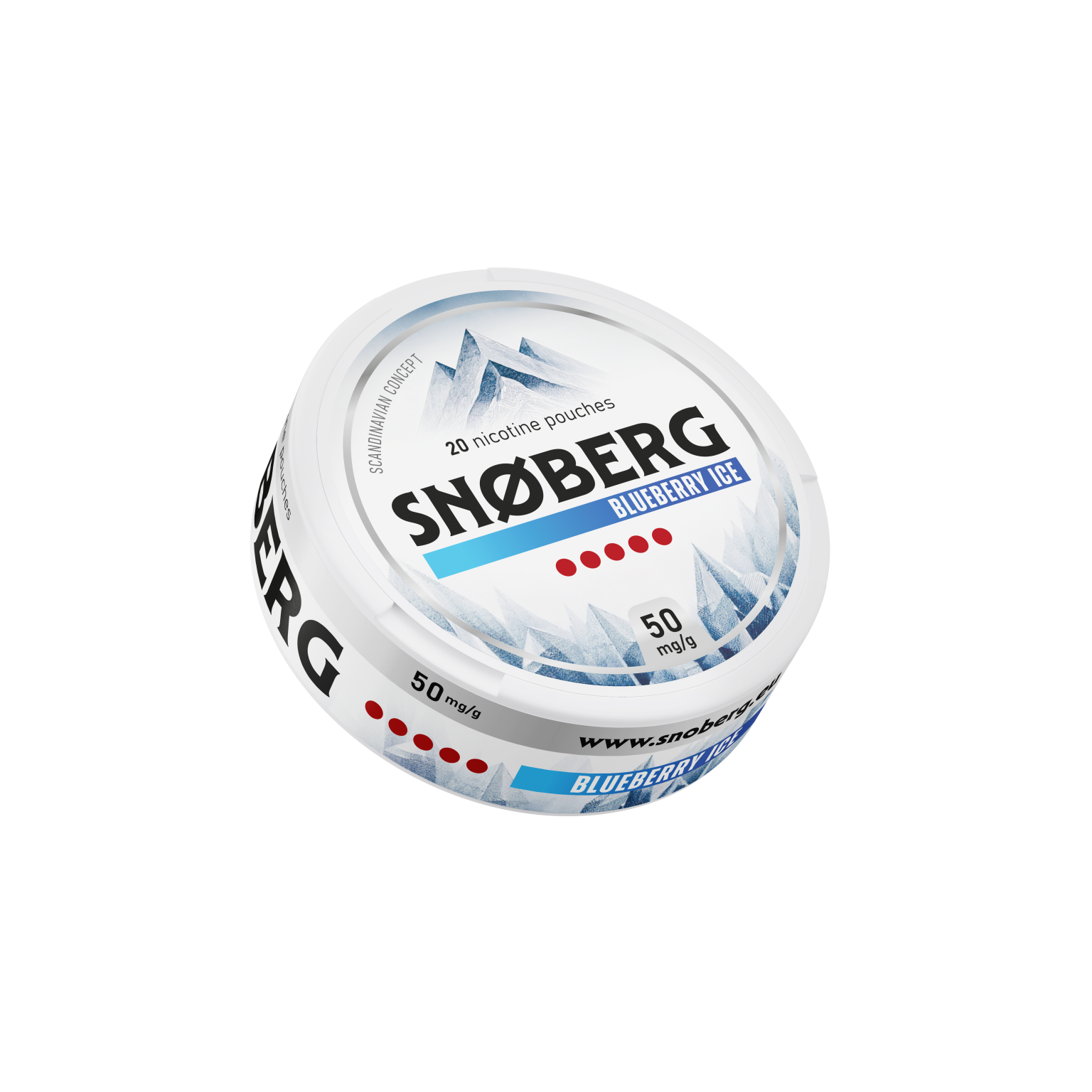 Blueberry Ice 50 mg SNOBERG Nikotynowe saszetki