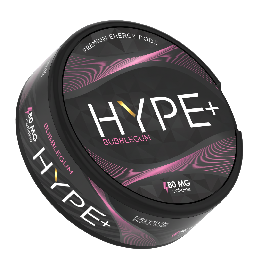 Bubblegum 80 mg energii HYPE+ Nikotynowe saszetki
