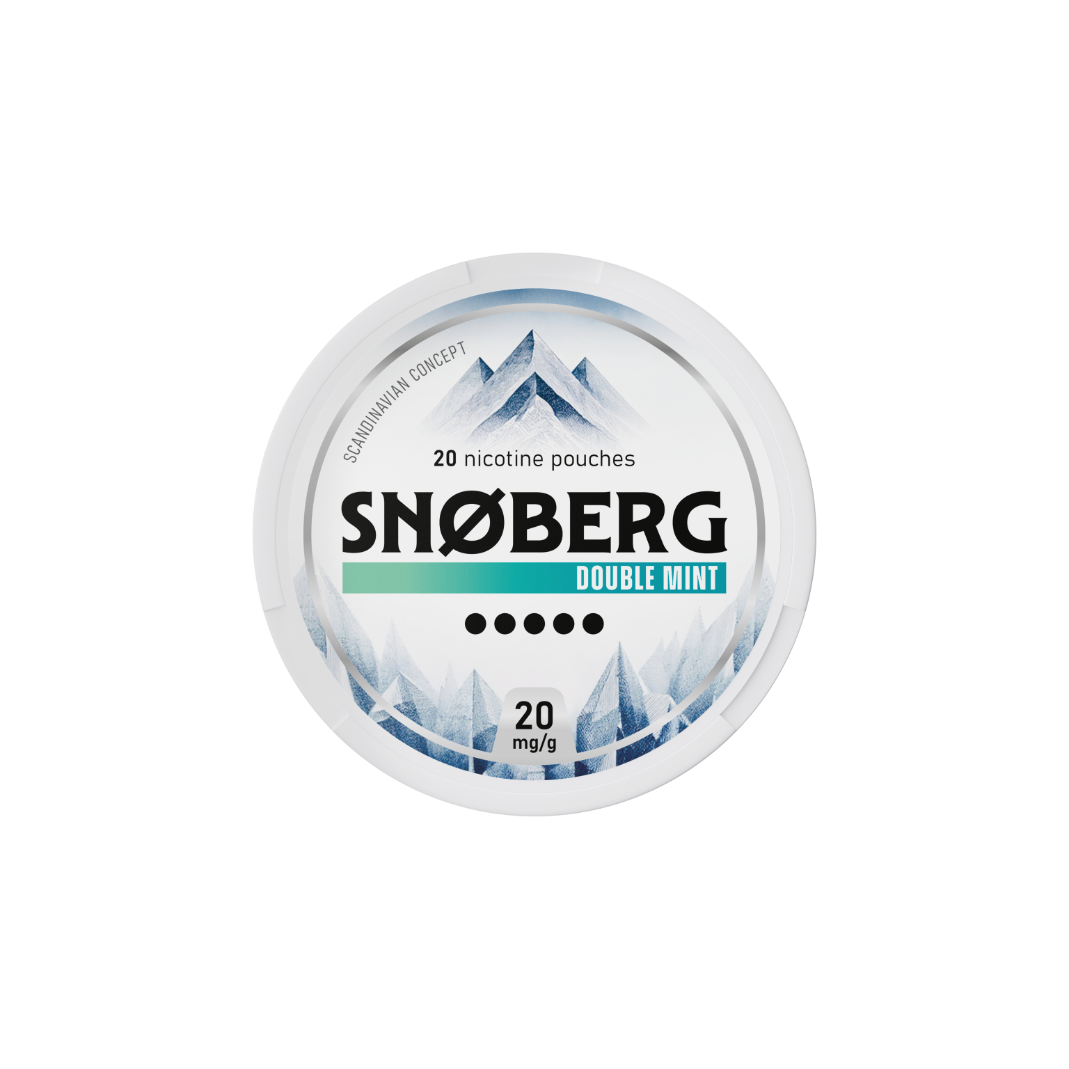 Double Mint 20 mg SNOBERG Nikotynowe saszetki