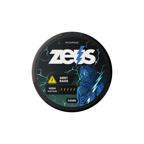 Mint Rage 50mg Zeus Nicotine Pouches