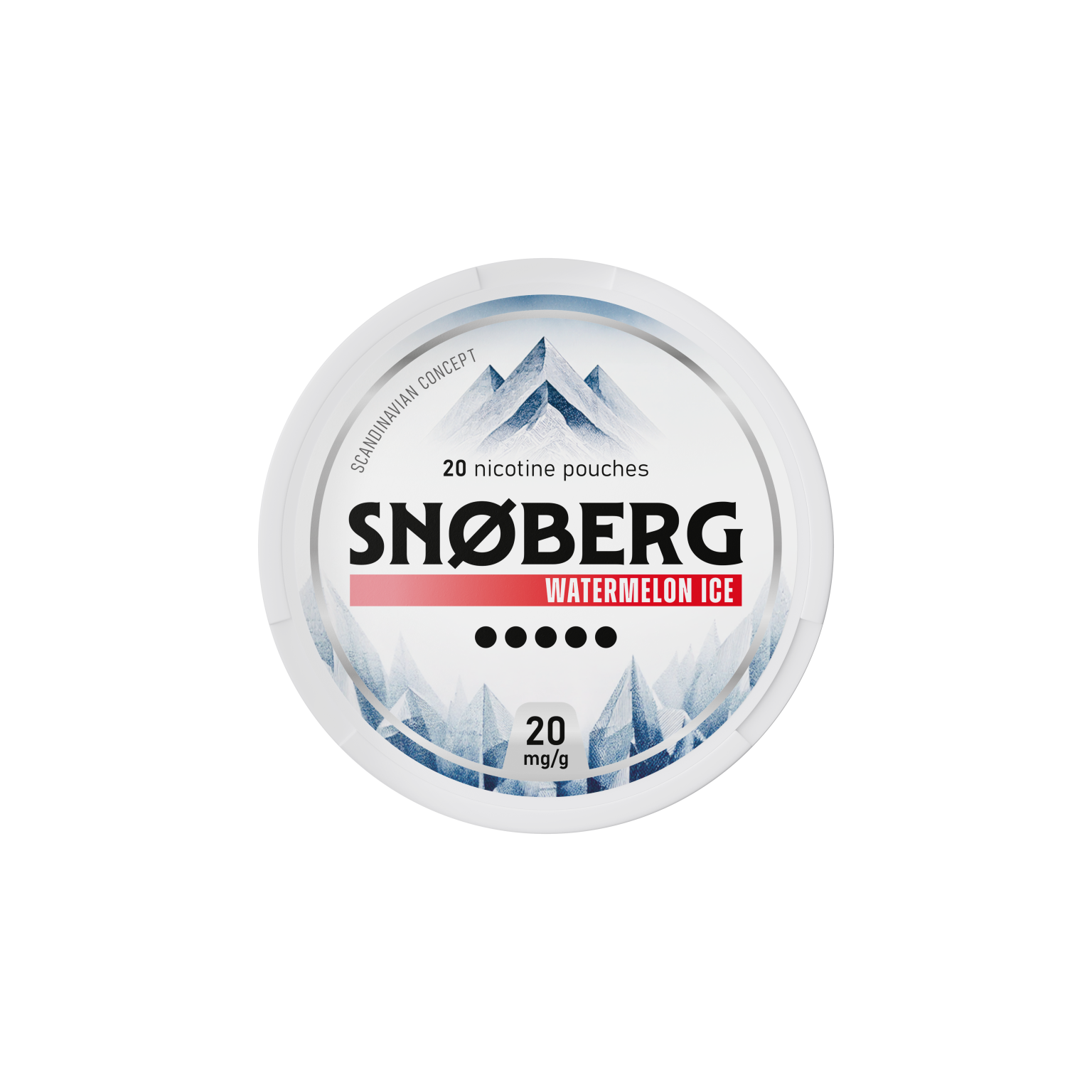 Arbuzowy lód 20 mg SNOBERG Nikotynowe saszetki
