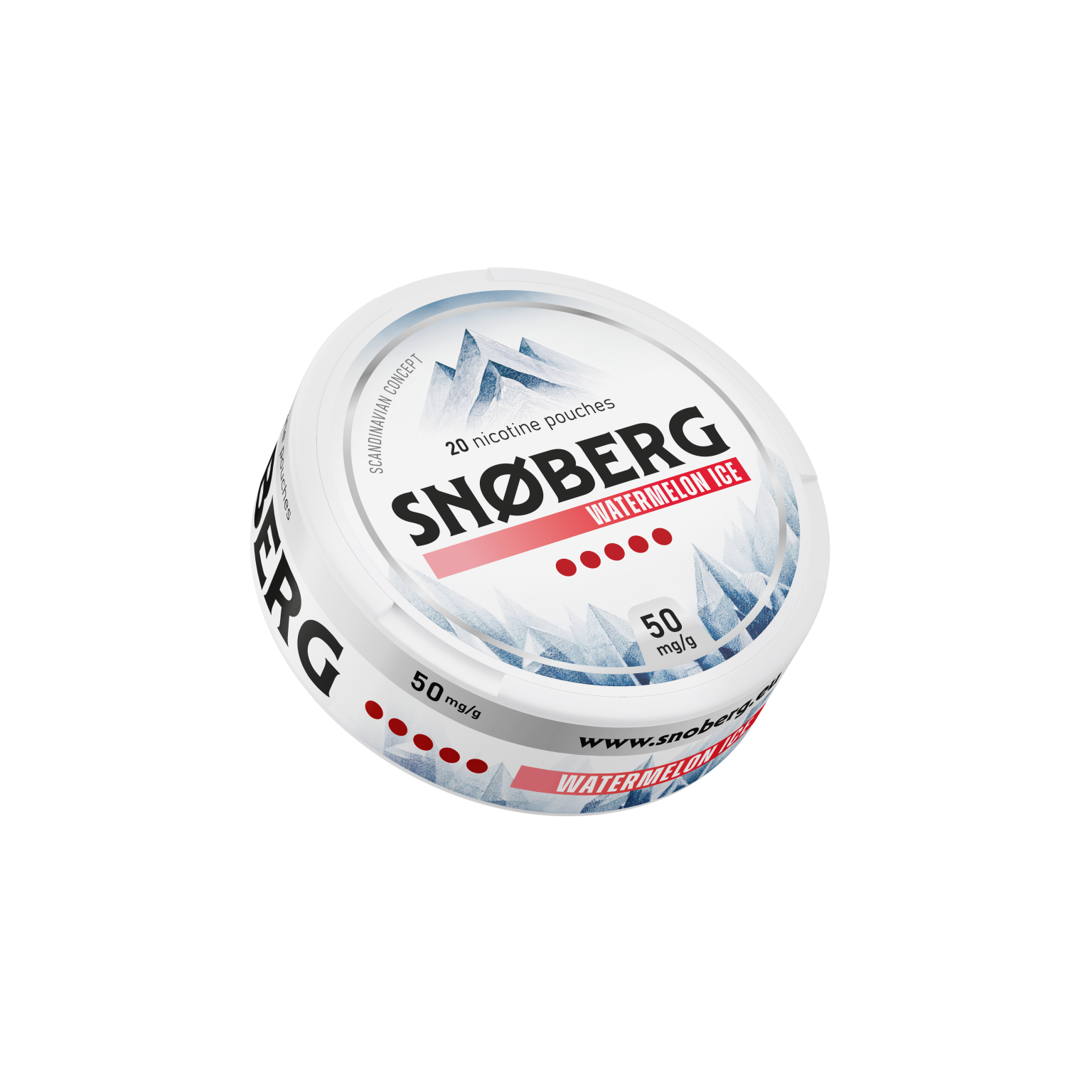 Cherry Ice 50mg SNOBERG Nicotine Pouches