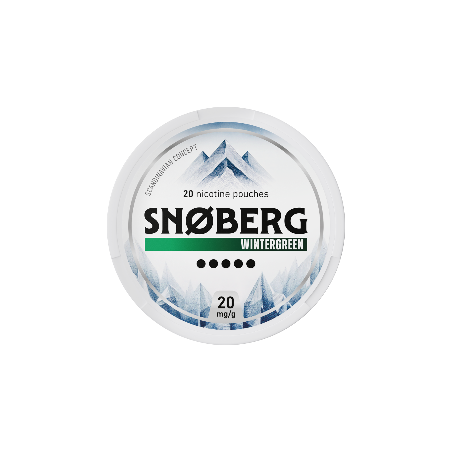 Wintergreen 20 mg SNOBERG Nikotynowe saszetki