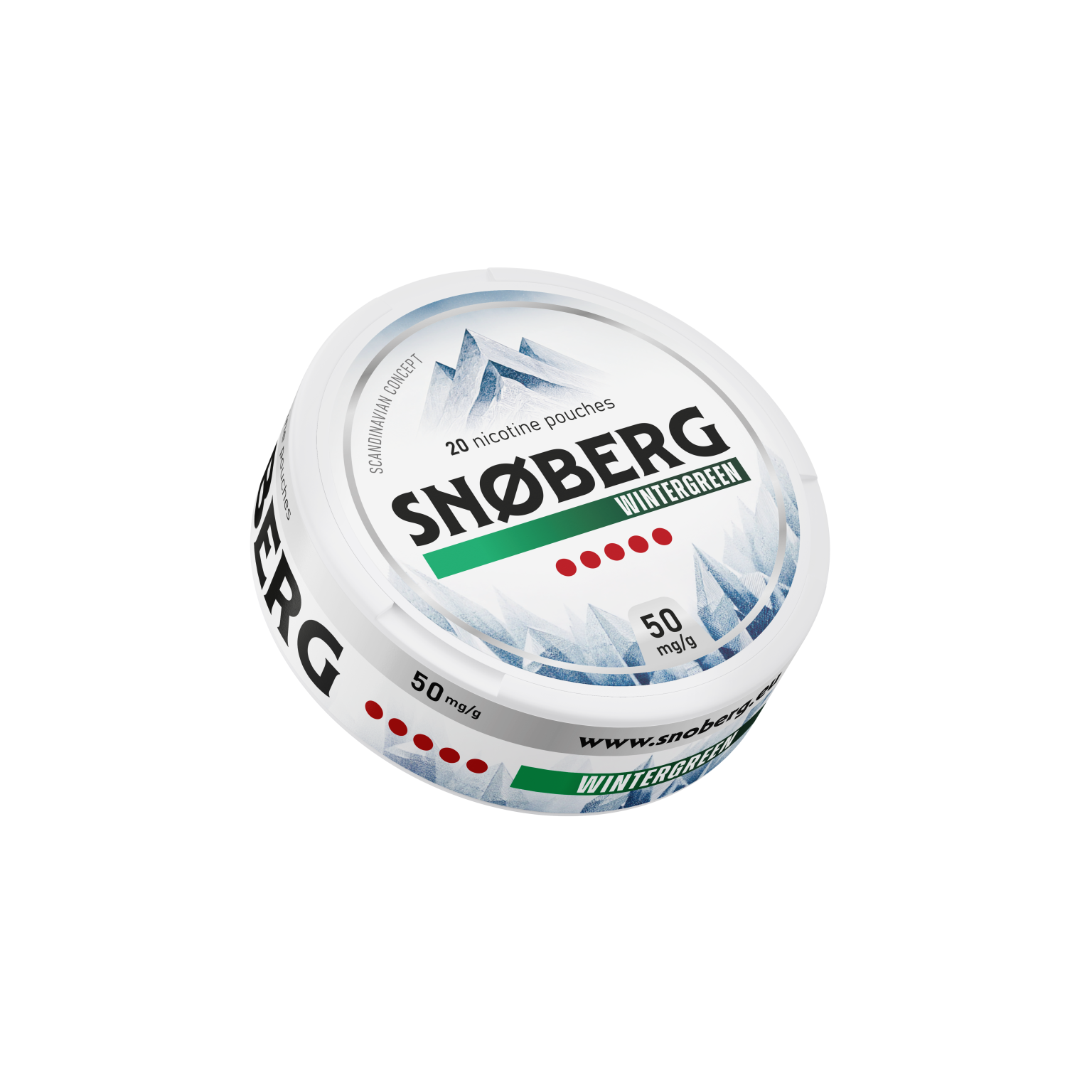 Wintergreen 50 mg SNOBERG Nikotynowe saszetki