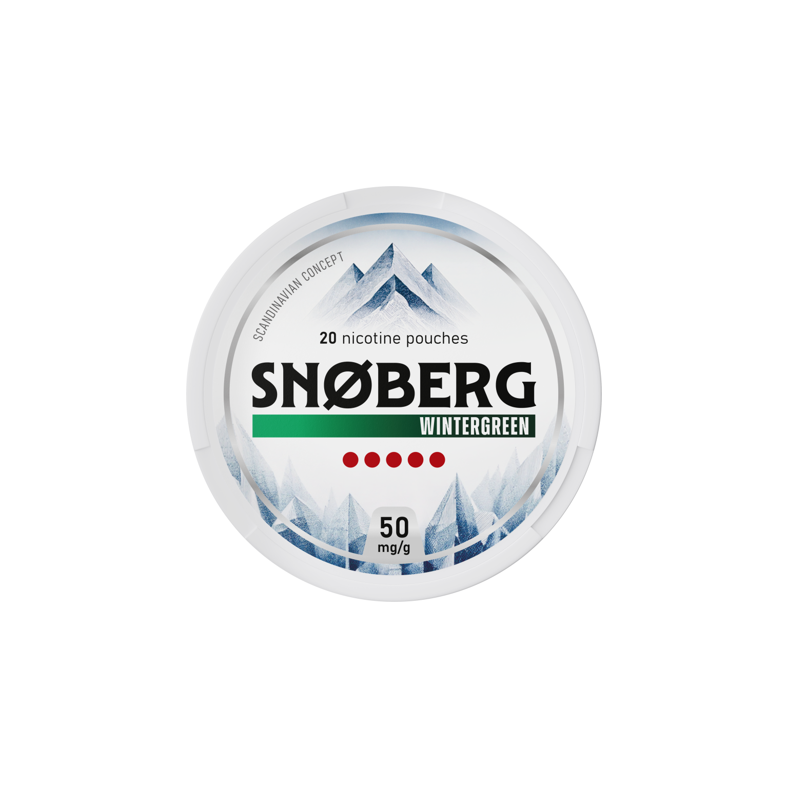 Wintergreen 50 mg SNOBERG Nikotynowe saszetki