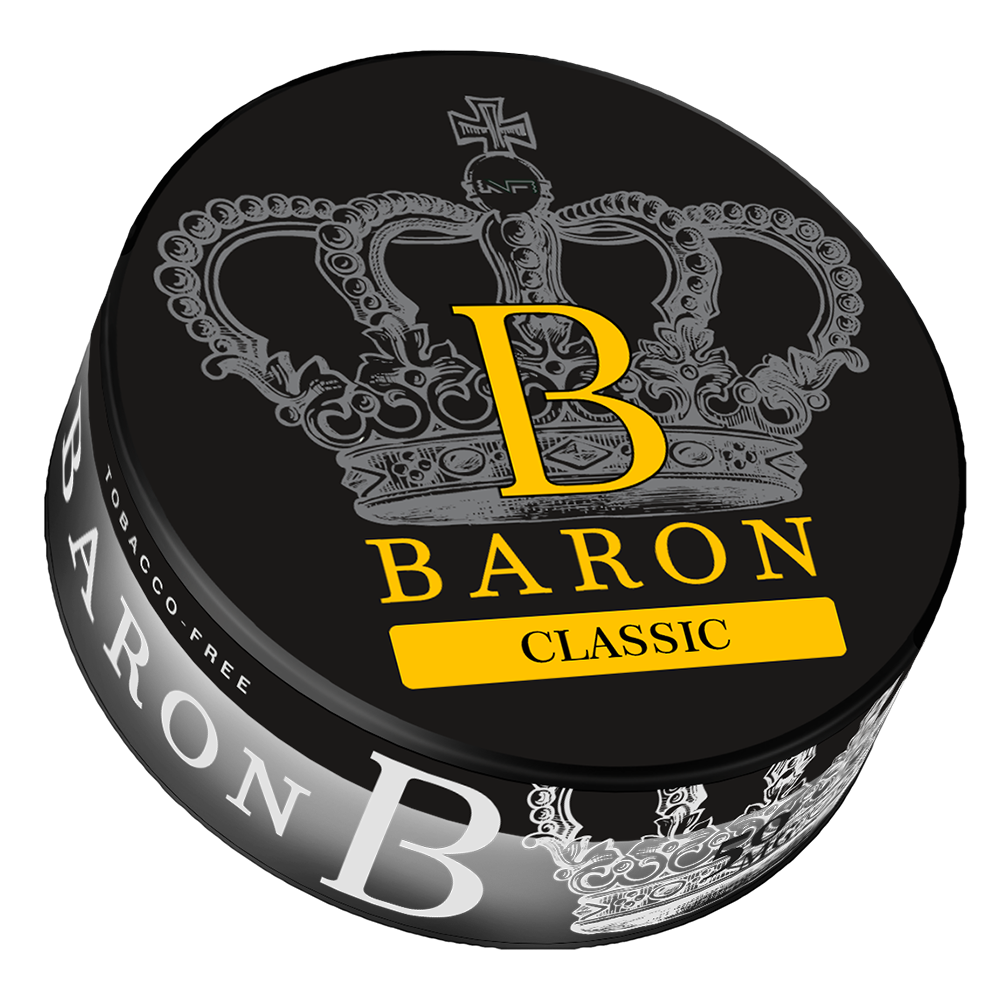 Classic Black 77mg BARON Nicotine Pouches