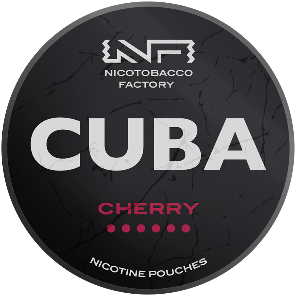 Cherry 66 mg CUBA Czarne saszetki nikotynowe