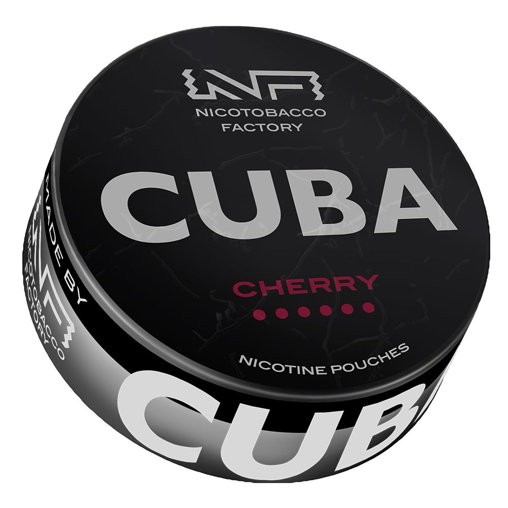 Cherry 66 mg CUBA Czarne saszetki nikotynowe